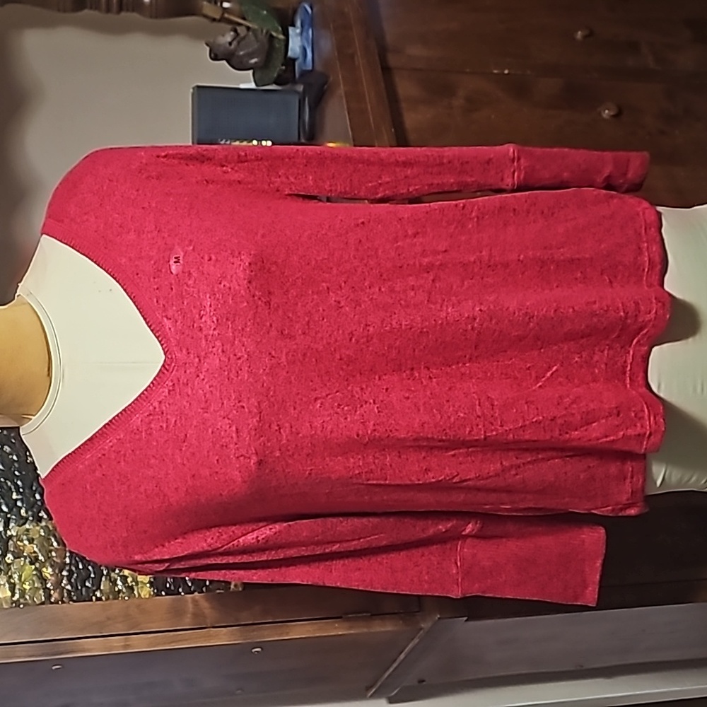Brand new Maurices Red 3/4 sleeve 24/7 top size medium